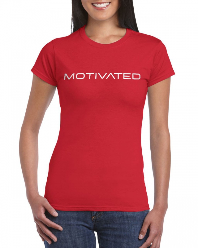 MOTIVATED - Dámské tričko 401 (červená)