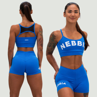 NEBBIA - Sportovní podprsenka GYM HERO 579 (blue)