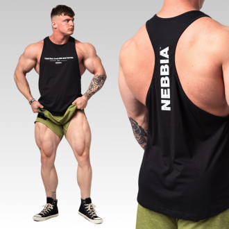 NEBBIA - Pánské Gym tílko FLEXIN 360 (black)