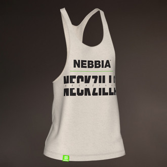 NEBBIA - Pánské tílko NECKZILLA 967 (light brown)