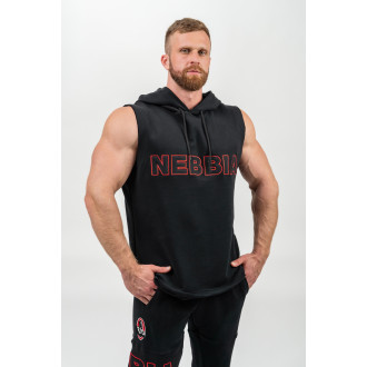 NEBBIA - Mikina bez rukávů IRON BEAST 710 (black)