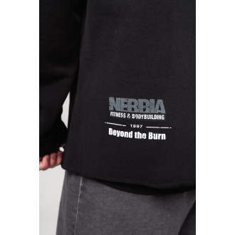 NEBBIA - Oversized mikina s kapucí NO BS 363 (black)